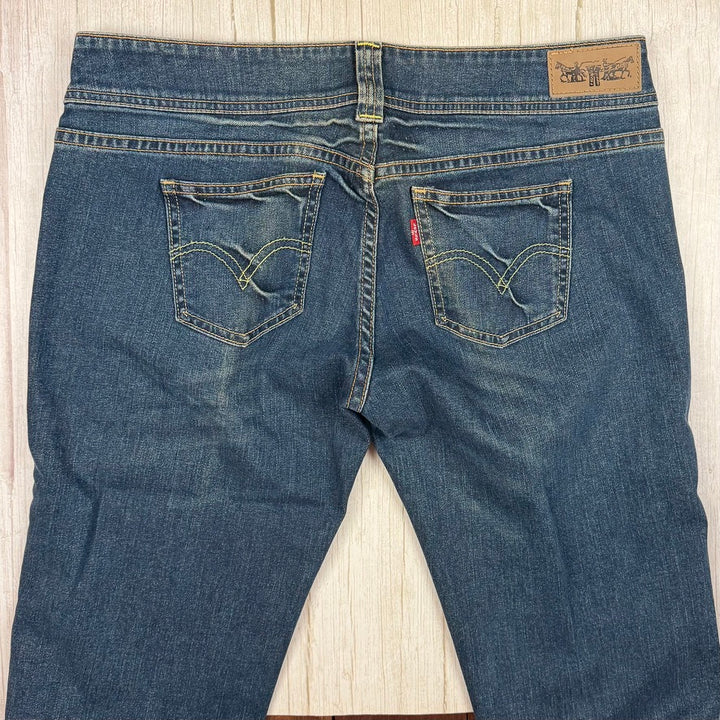 Levis Y2K 'Eve' Straight Red Tab Low Rise Jeans  -Suit Size 10/12