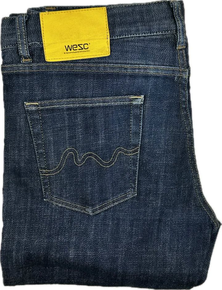 WEZC Superlative Conspiracy Mens Slim Fit Jeans- Size 32