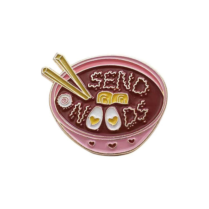 Send Noods- Enamel Pin - Jean Pool