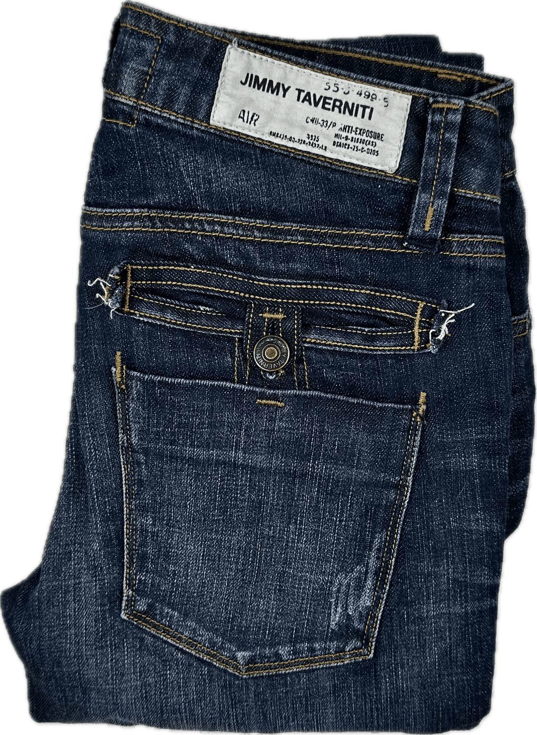 Tavertini Italy Low Rise Boyfriend Jeans - Size 27 - Jean Pool