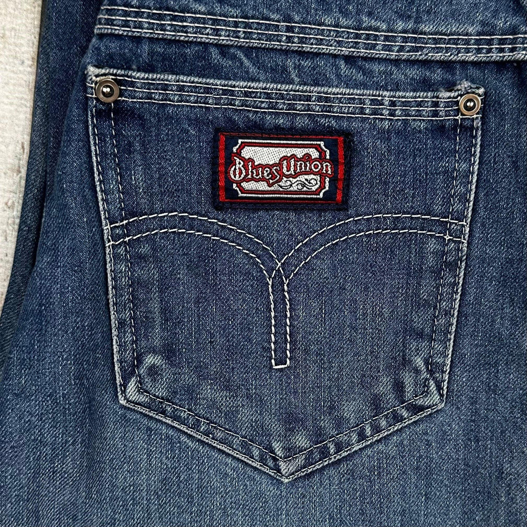 Blues Union Genuine 80's Australian Made Denim Jeans - Suit Size 7/8 - Jean Pool