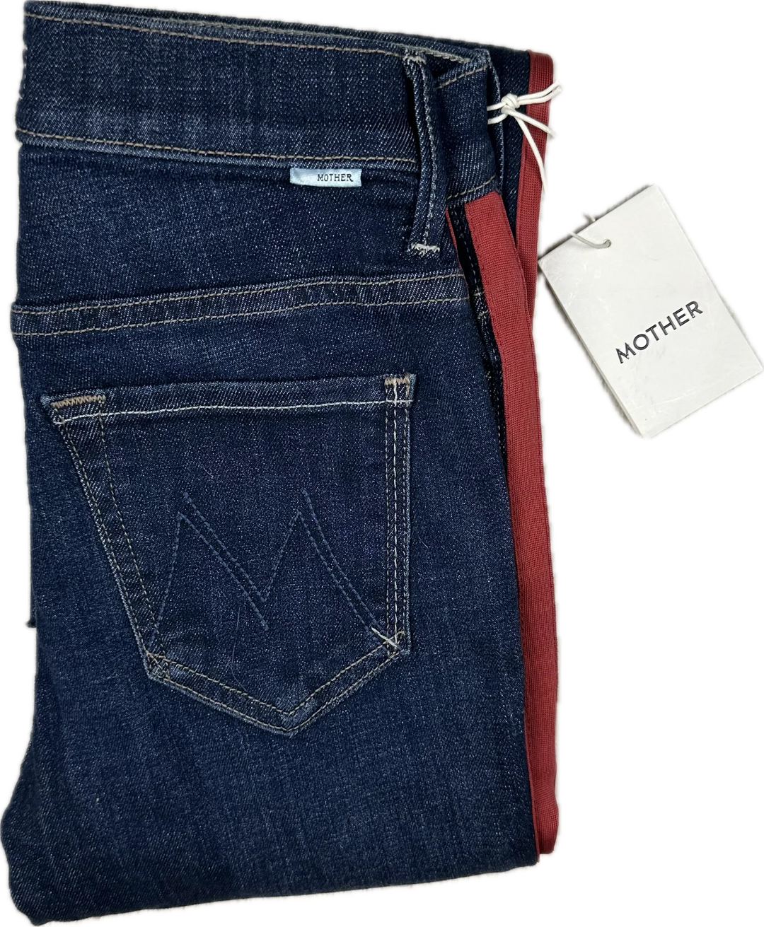 NWT- Mother 'The Insider Crop Fray'  Speed Racer Jeans - Size 23