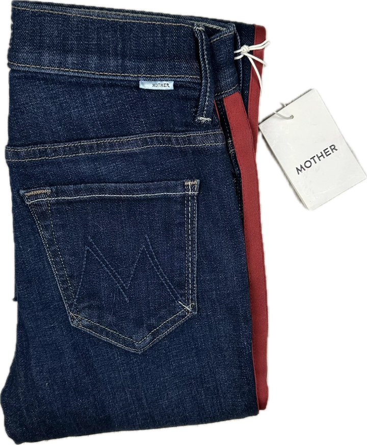 NWT- Mother 'The Insider Crop Fray'  Speed Racer Jeans - Size 23
