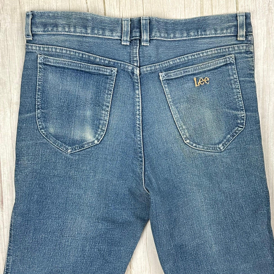 1980's Vintage Lee 'Stretchies' Australian Made Jeans- Size 87 or 34" Short