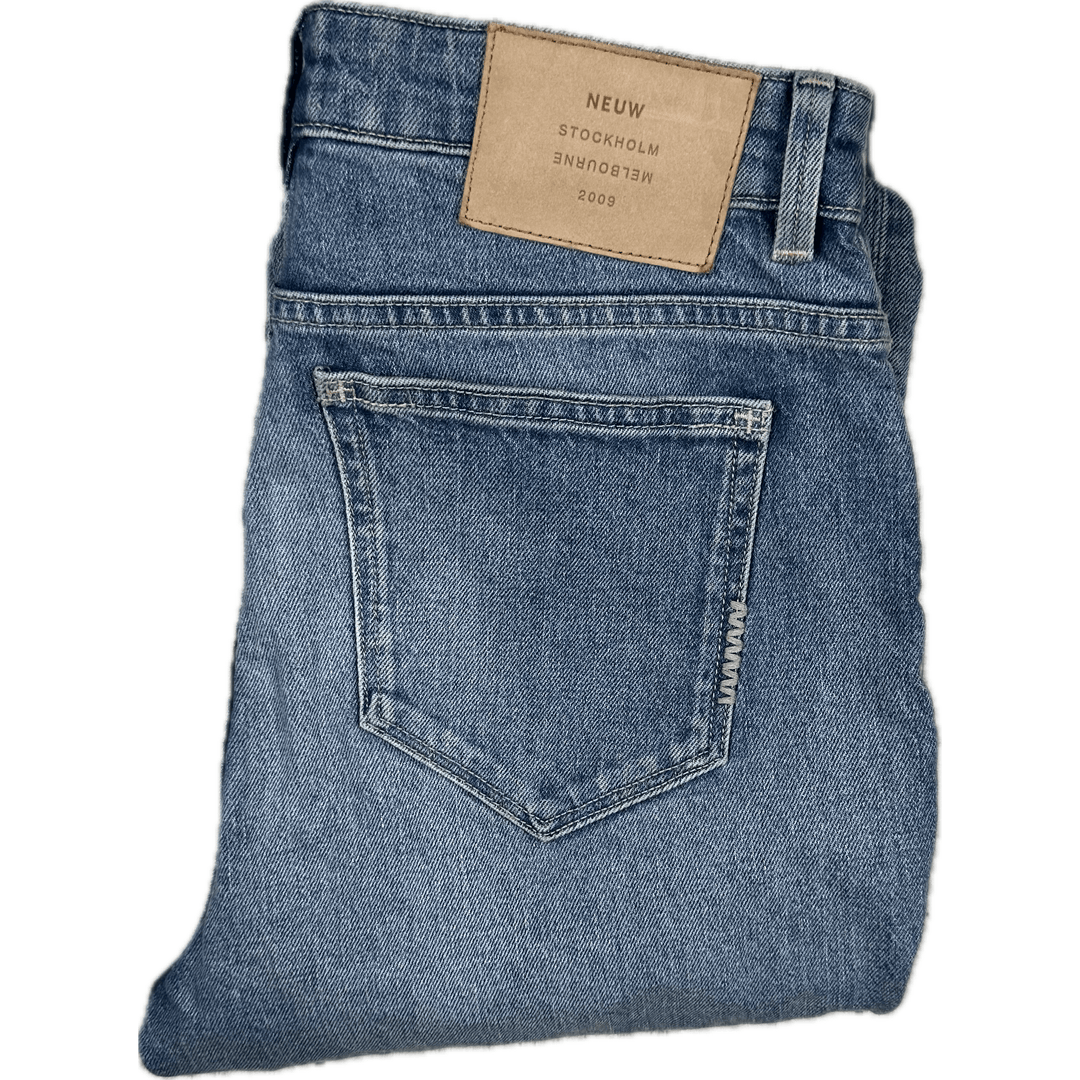 NEUW Ladies 'LOLA' High Rise Light Wash Jeans - Size 29 - Jean Pool