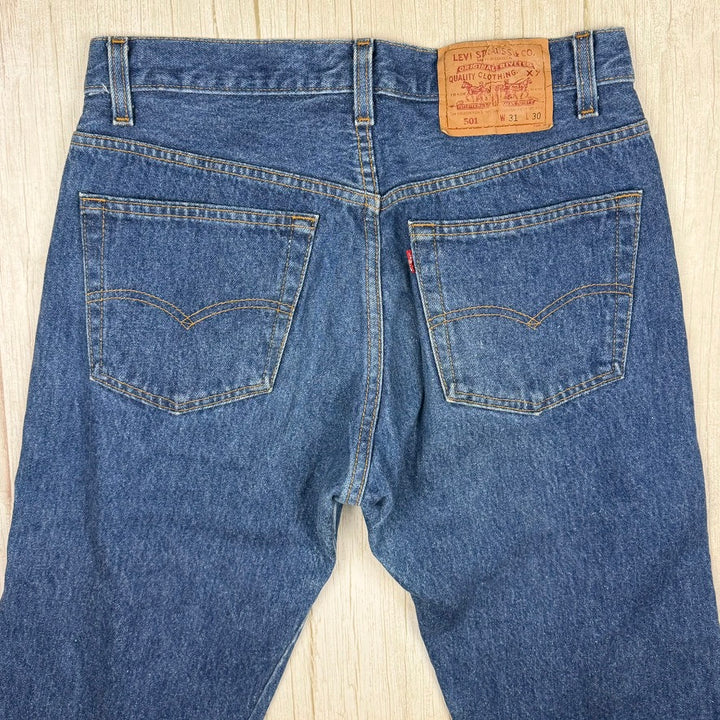Vintage 90's USA Made Levi 501 Classic Jeans -Suit Size 28-30"