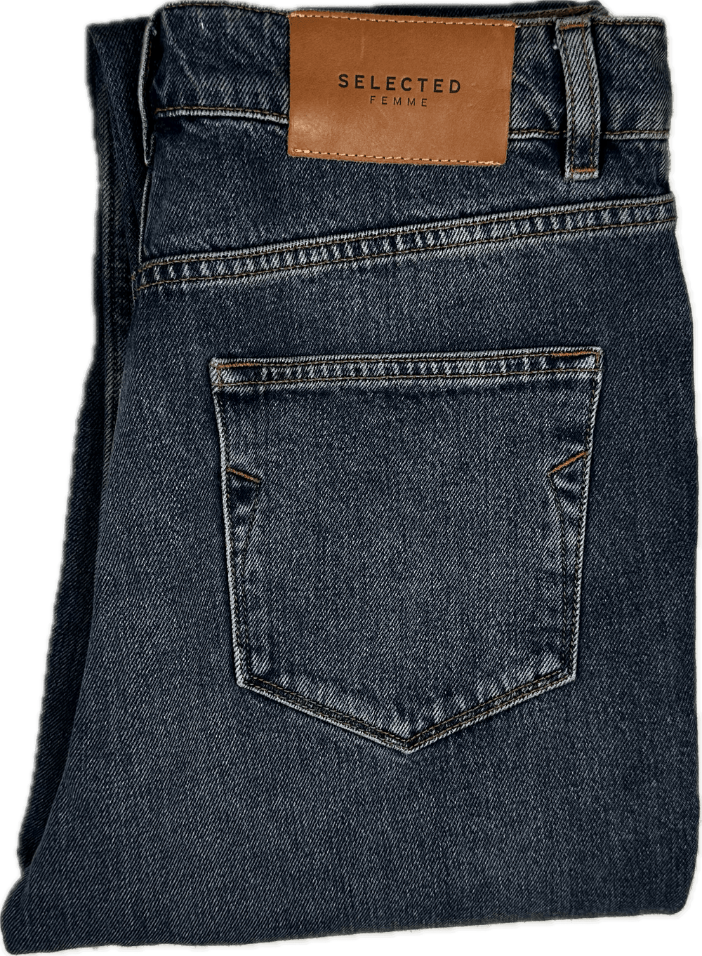 Selected Femme Tapered 'Mom Fit' Jeans - Size 28 - Jean Pool