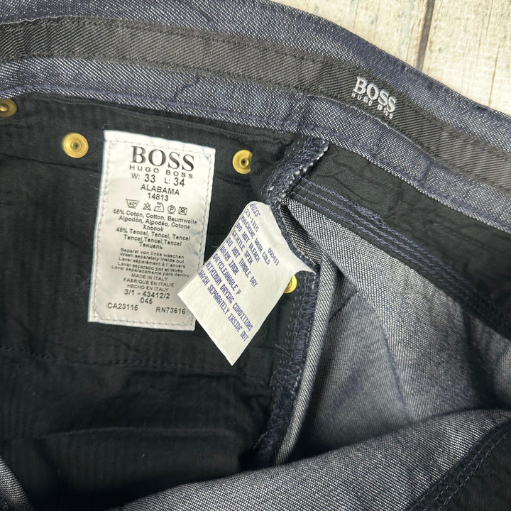 Hugo Boss Men's 'Alabama' Classic Fit Jeans - Size 33/30 - Jean Pool