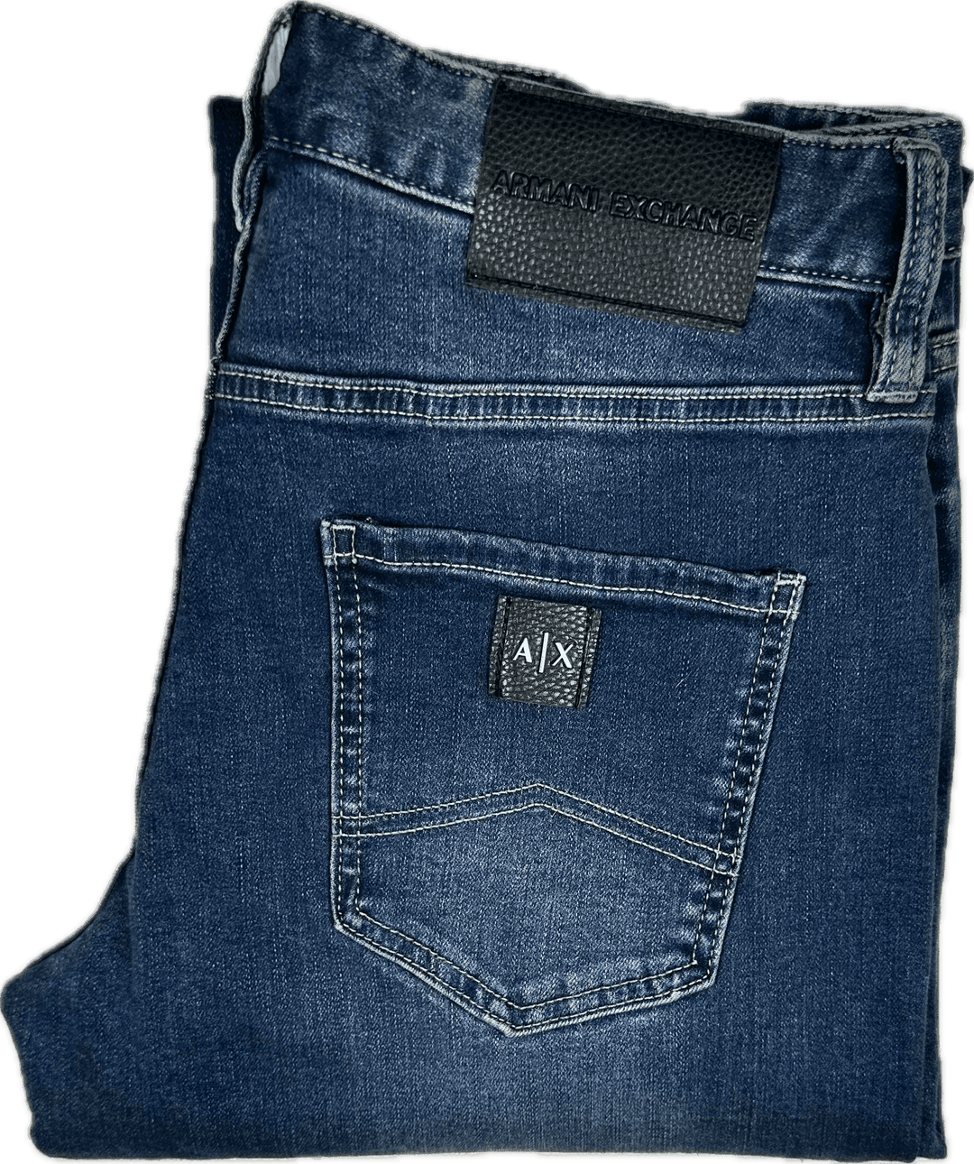 Armani Exchange Mens J16 Straight Jeans  -Size 30S