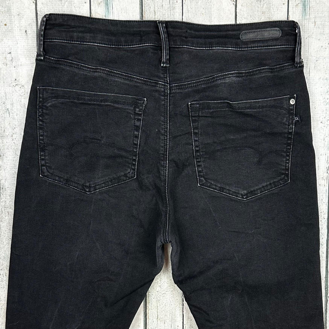 Mavi 'Lucy' High Rise Super Skinny Black Jeans -Size 29/28 - Jean Pool