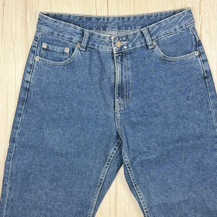 Dr Denim 'Arch' Pebble  Mid Stone Straight Jeans - Size 28