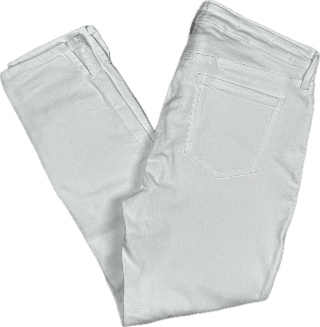 NYDJ 'Ami Skinny' White Strech Jeans -Size 8 US or 12 AU - Jean Pool