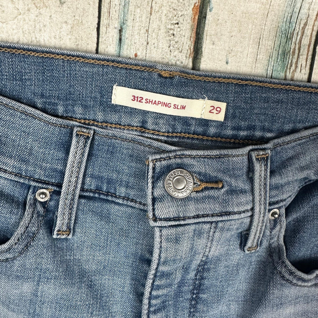 Levis 312 Shaping Slim Mid Rise Jeans - Size 29" or 11AU - Jean Pool