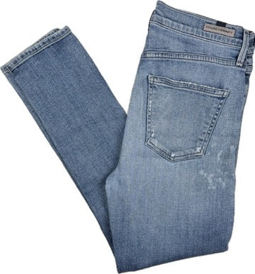 Citizens of Humanity 'Rocket Crop' Distressed Skinny Jeans - Size 28