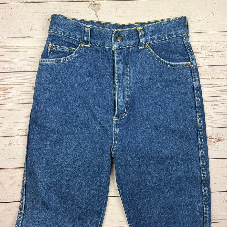 AMCO 1980s Peaches Vintage Slim Straight Ladies Jeans- Suit Size 7/8