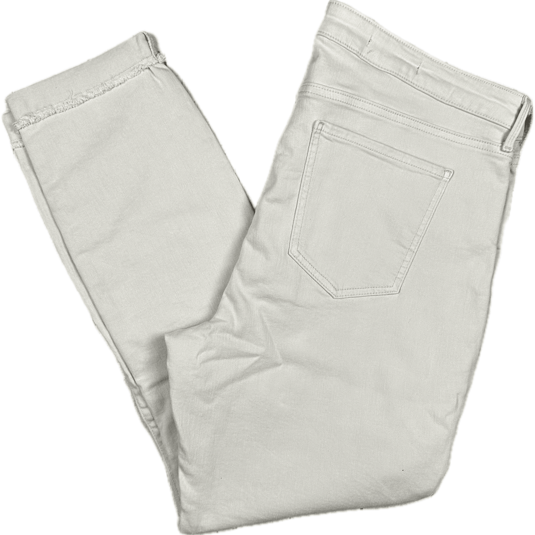 NYDJ 'Ami Skinny' Beige Strech Jeans -Size 14 US or 18 AU - Jean Pool