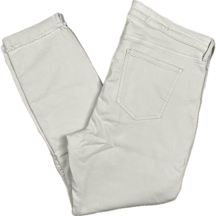 NYDJ 'Ami Skinny' Beige Strech Jeans -Size 14 US or 18 AU - Jean Pool