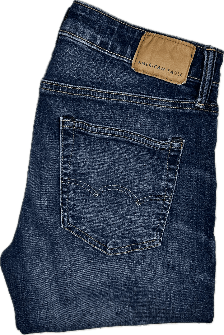 American Eagle Airflex+ Slim Stretch Jeans - Size 30 - Jean Pool