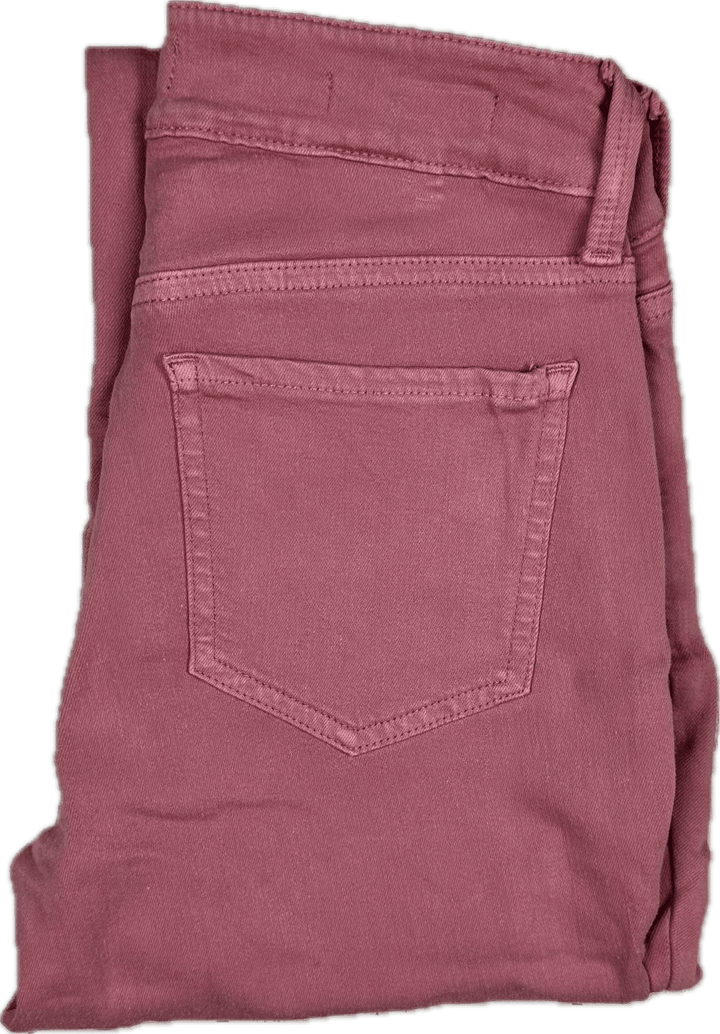 NYDJ Lift & Tuck 'Marilyn Straight' Rose Pink Jeans -Size US 4P or ( 8AU) - Jean Pool