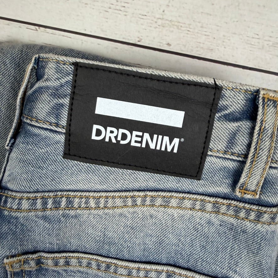 Dr Denim 'Aiko'  High Rise Wide Leg Crop Jeans - Size 24