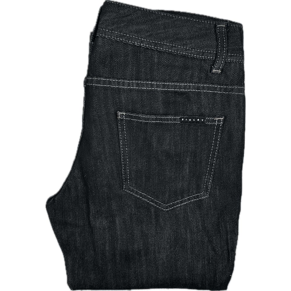 Sisley Italian Made Low Rise Straight Leg Jeans Size- 28 - Jean Pool