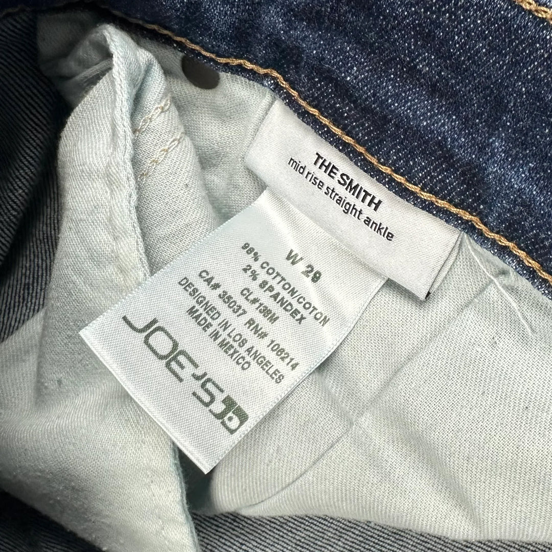 NWT-Joe's Jeans 'The Smith' Mid Rise Straight Ankle Ladies Jeans -Size 29