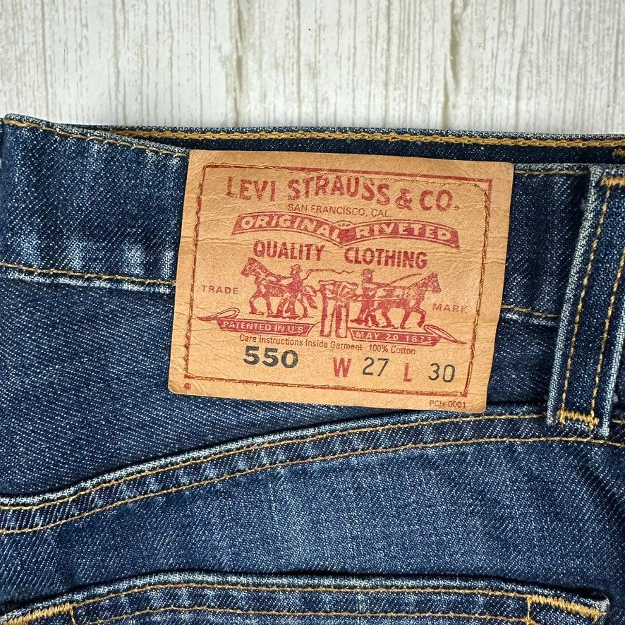 Vintage 90's Aussie Made Levis 550 Bootcut Jeans -Suit Size 6/8