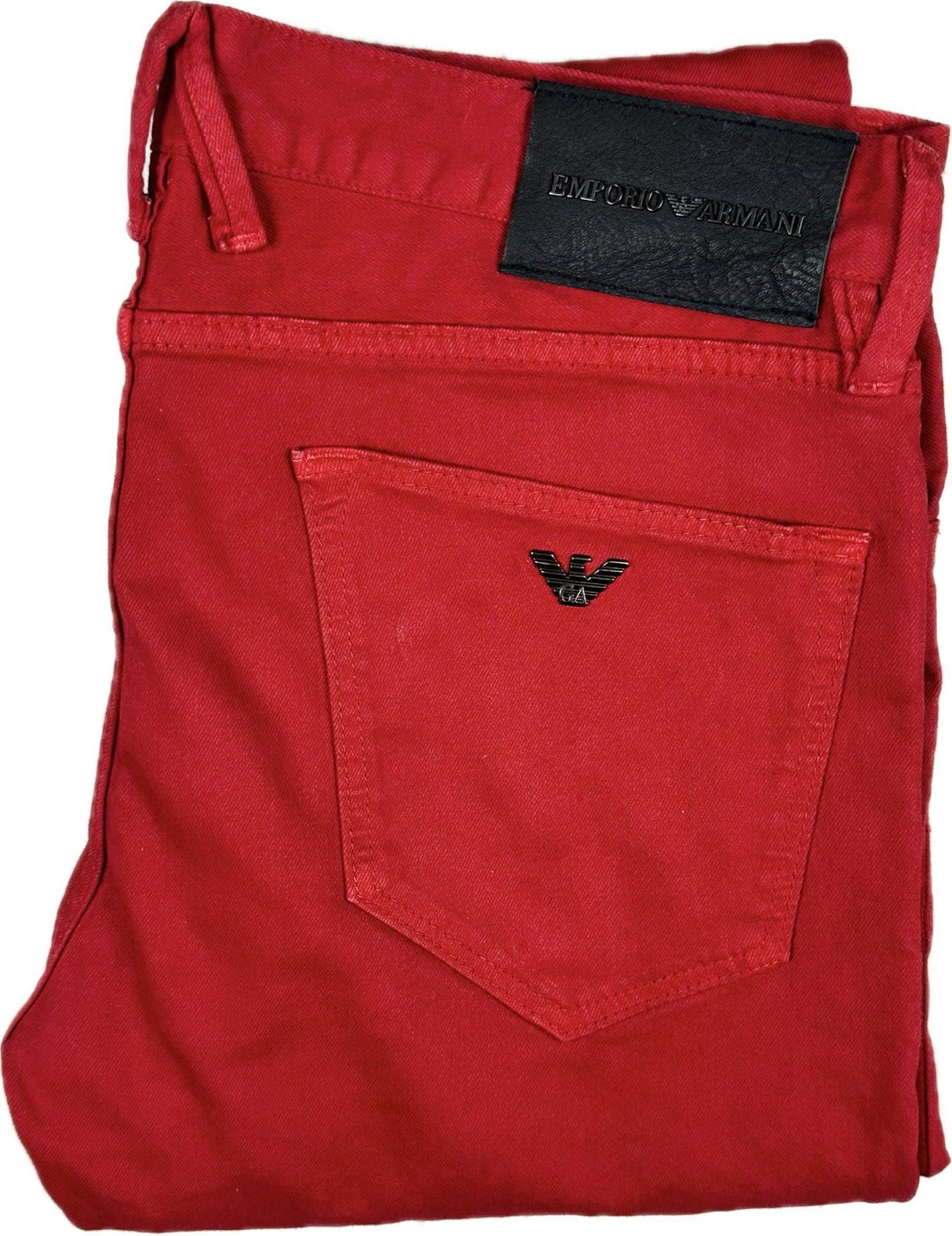 Emporio Armani  'Robert' Super Slim Red Jeans -Size 34