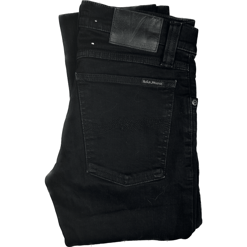 Nudie Jeans Co. 'Tight Long John' Black Jeans- Size 25/32 - Jean Pool