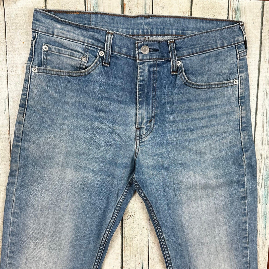 Levis Slim Straight 511 Men's Denim Jeans - Size 33/32 - Jean Pool