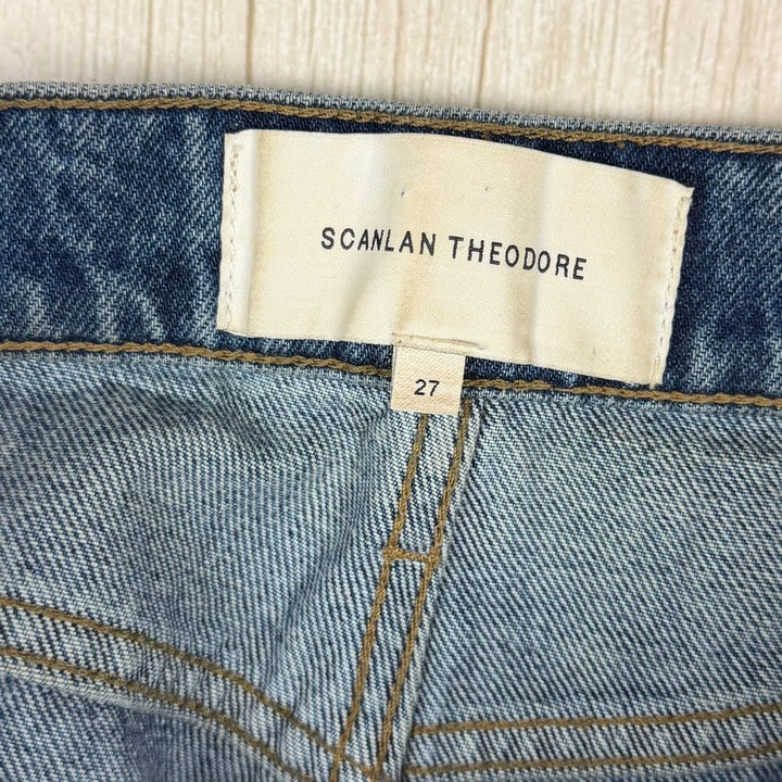 Scanlan & Theodore  High Rise Washed Indigo Jeans- Size 27