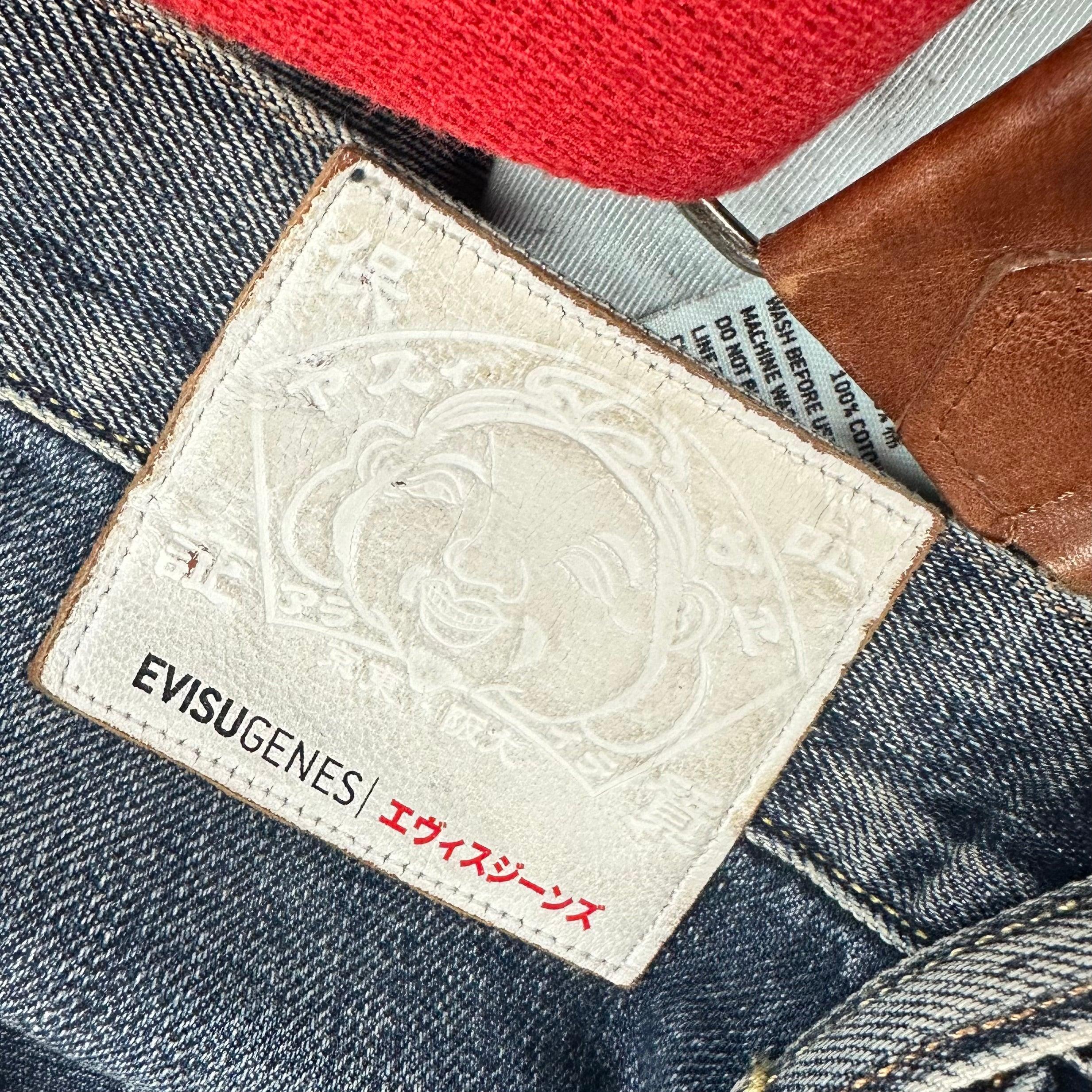 Evisu Japan Evisugenes Suspender Logo Jeans - Size 30 – Jean Pool