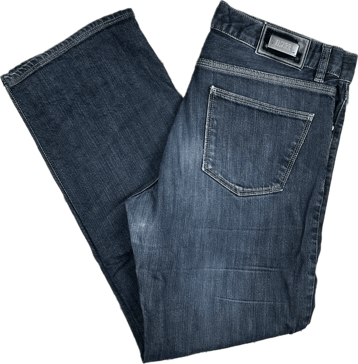 Hugo Boss Men's Regular Fit Jeans - Size 34/32 - Jean Pool