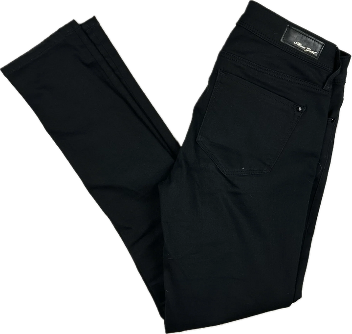 Mavi Gold 'Alexa' Mid Rise Black Skinny Jeans -Size 27/32