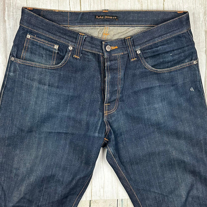 Nudie Jeans Co. 'Average Joe' Dry Selvage Jeans - Size 36/32 - Jean Pool