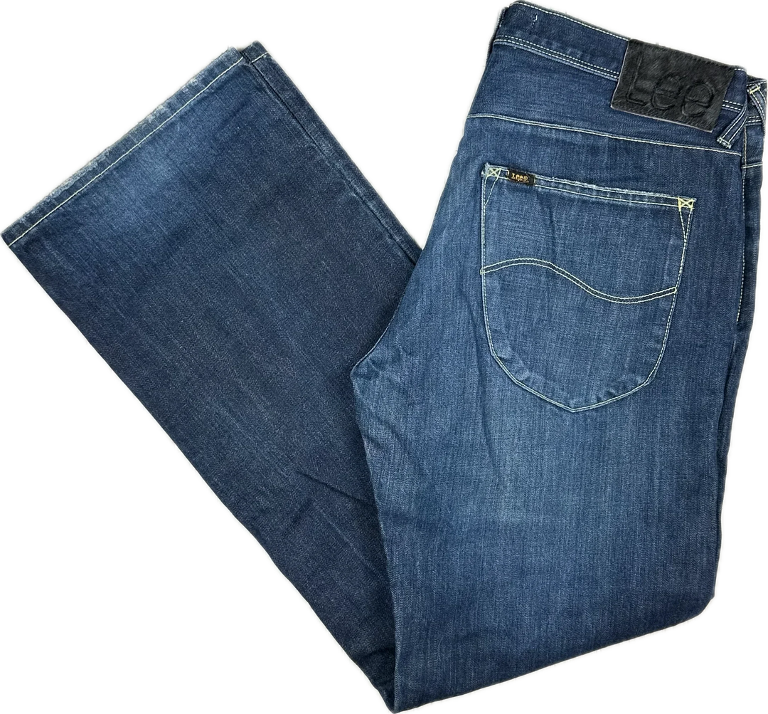 Lee Y2K 'L6' Low Rise Easy Fit Bootcut Denim Jeans -Size 36L