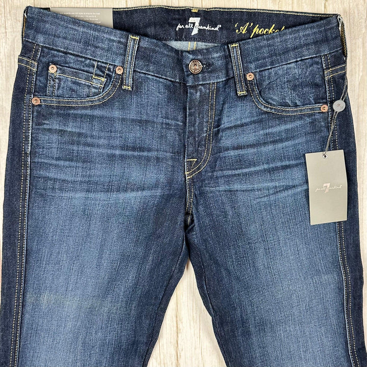 NWT- 7 for all Mankind 'A Pocket' Flare Leg Jeans Size- 28 - Jean Pool