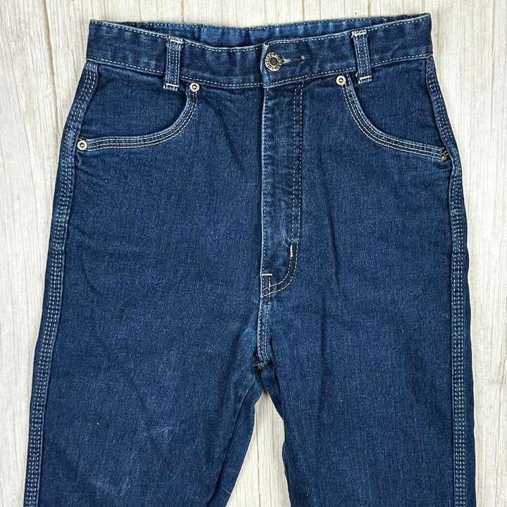 Blues Union Genuine 80's Australian Made  Denim Jeans  - Suit Size 7/8