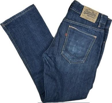 Super Dry Mens Selvedge.Straight Fit Jeans -Size 32/32