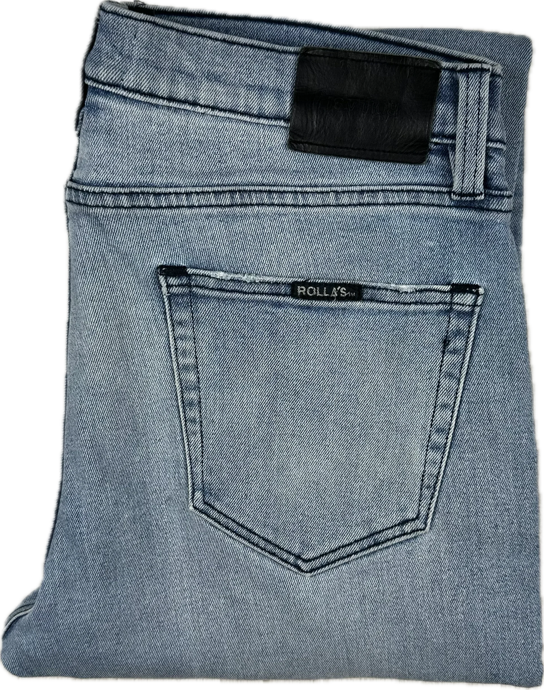 Mens ROLLAS 'Tim Slims' Stretch Jeans - Size 33/32