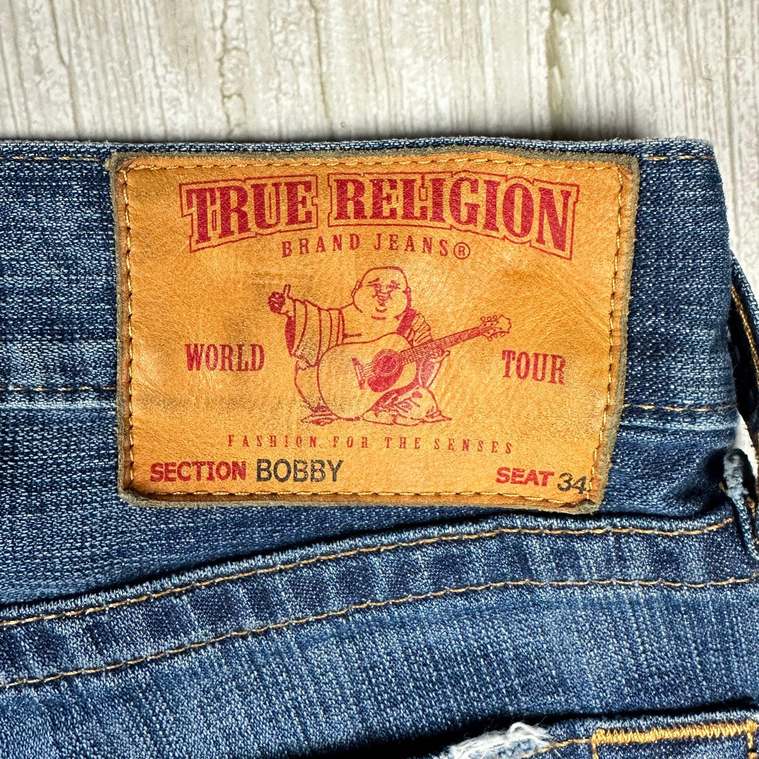 True Religion Mens 'Bobby' Bootcut Jeans - Size 34S - Jean Pool