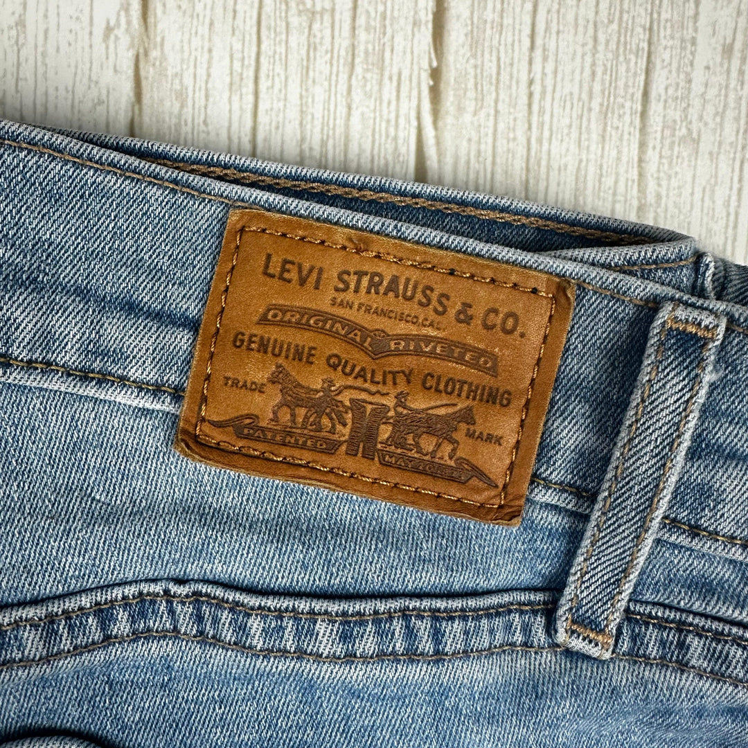 Levis 711 Released Hem Crop Jeans -Size 28