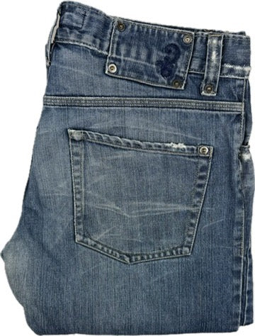 Denim & Thread Aussie Made Mens Low Rise Straight Jeans - Size 33