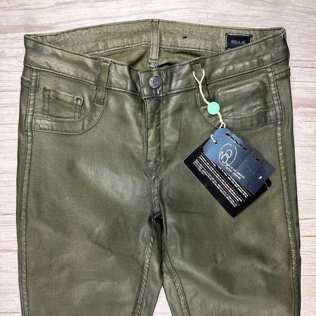 NWT - Bleulab USA ‘Detour’ Reversible Heather Green Jeans -Size 30 - Jean Pool