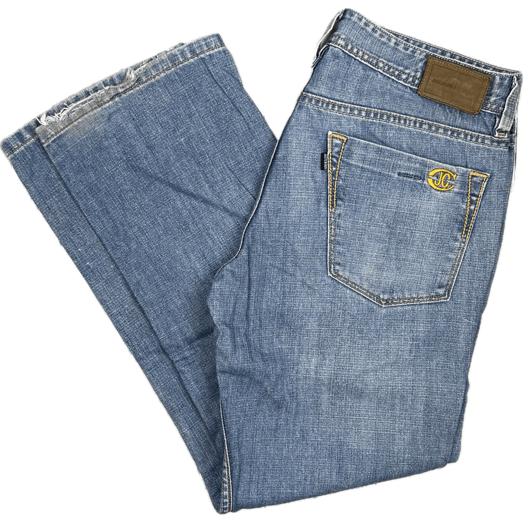 Just Cavalli Italian Vintage Wash Classic Jeans - Size 34 - Jean Pool
