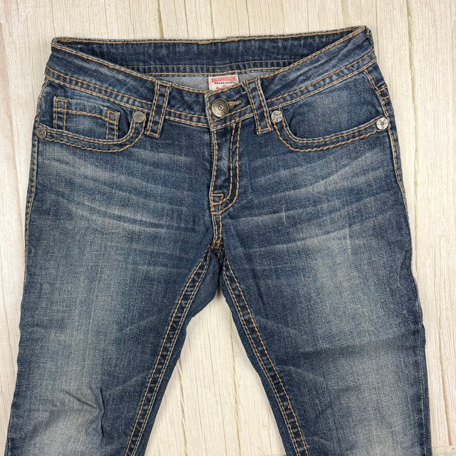 True Religion 'Joey' Low Rise Straight Jeans- Size 27