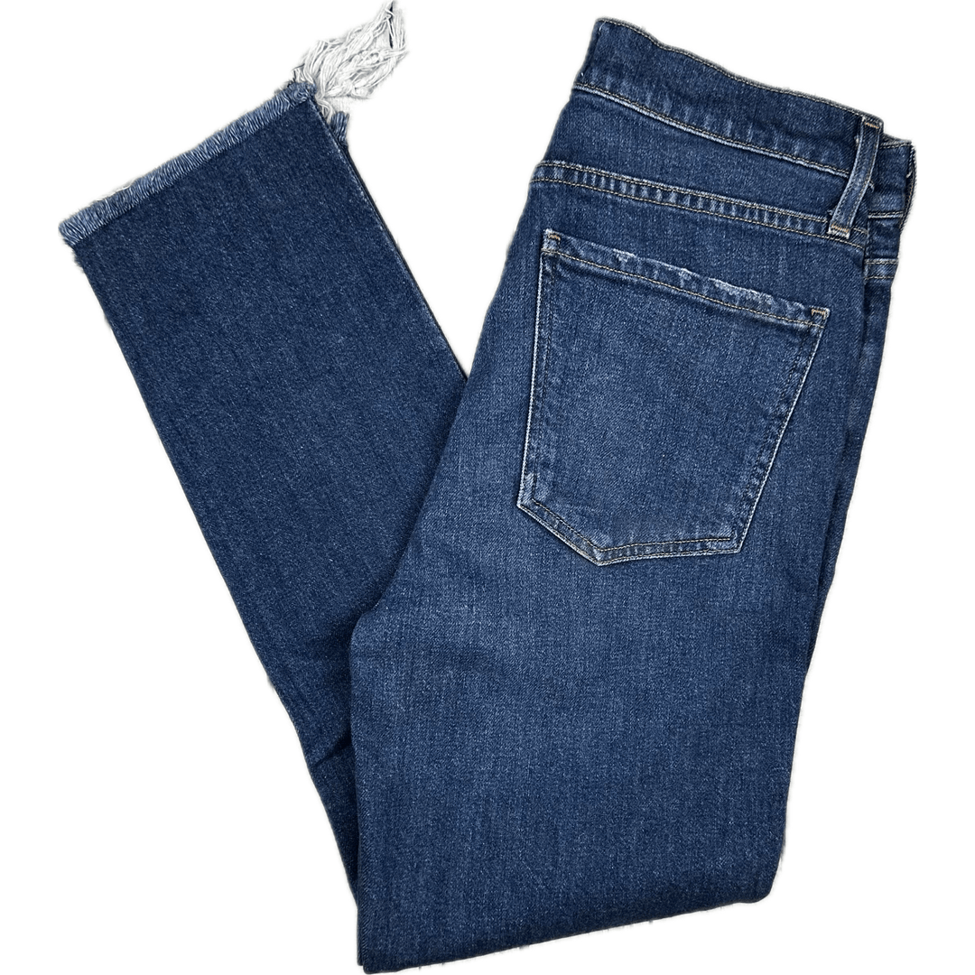 AGOLDE High Rise Button Fly Tapered Jeans- Size 27 - Jean Pool