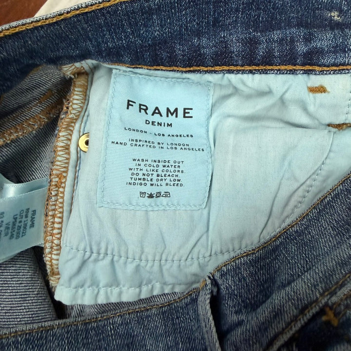 Frame USA Made Stretch Denim Jeans Skirt - Size 28
