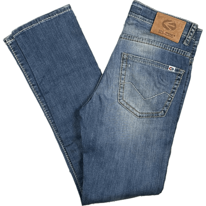 Energie by Miss Sixty Mens Straight Vintage Wash Jeans - Size 32/32 - Jean Pool