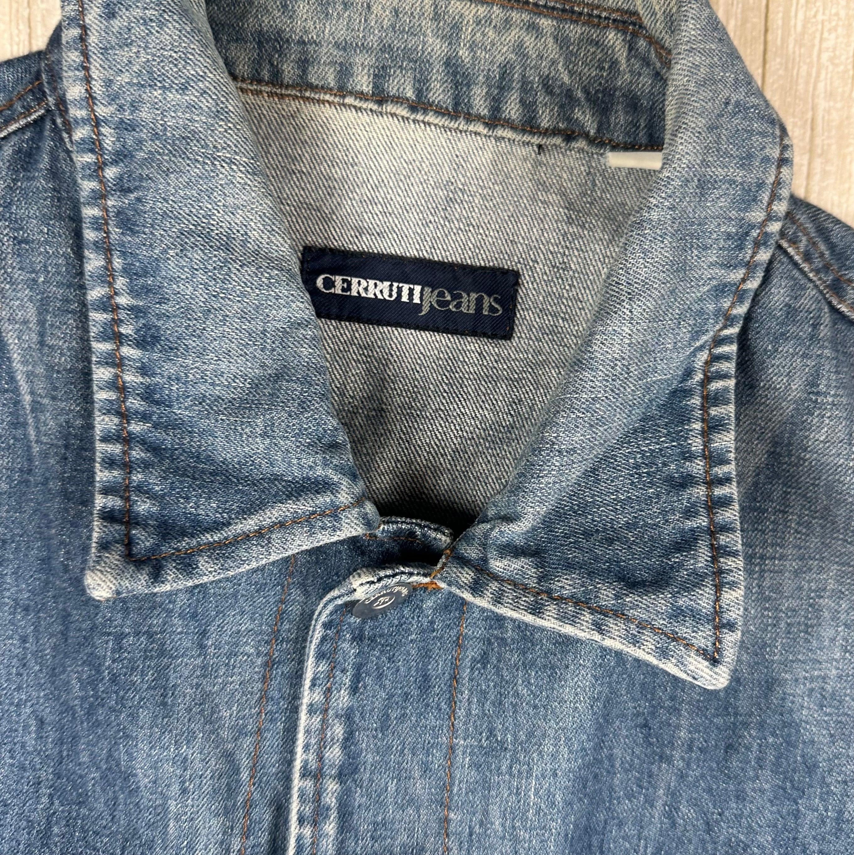 CERRUTI JEANS デニムジャケット Lサイズ Cerruti Jeans Mens Classic Denim Jacket - Suit Size L – Jean Pool